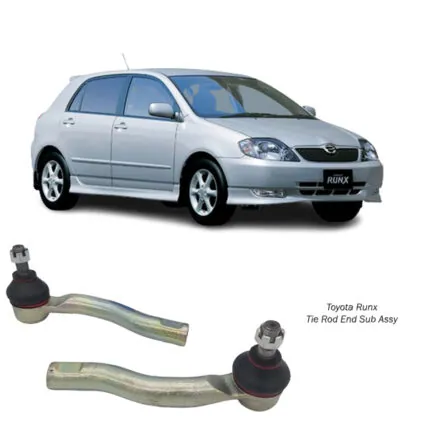 Illustration of toyota runx tie rod end sub assy 45047-49045
