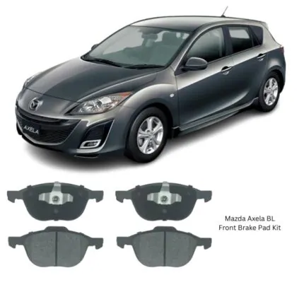 Illustration of mazda axela bl front ceramic brake pads d3128