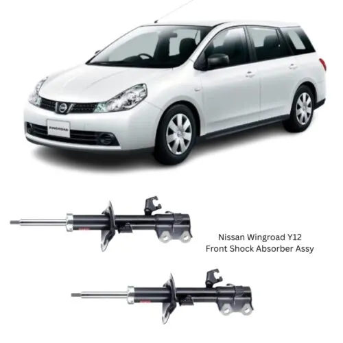 Illustration of nissan wingroad y12 front kyb shock absorber set