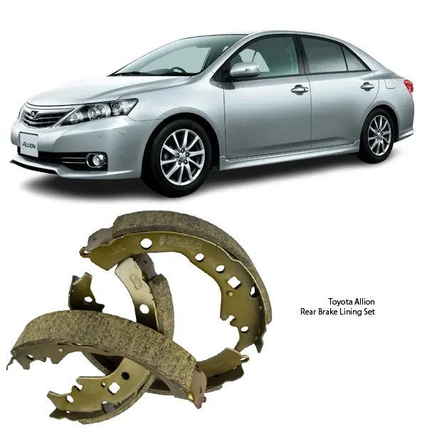 Illustration of toyota allion zrt265 rear brake lining set fn2389