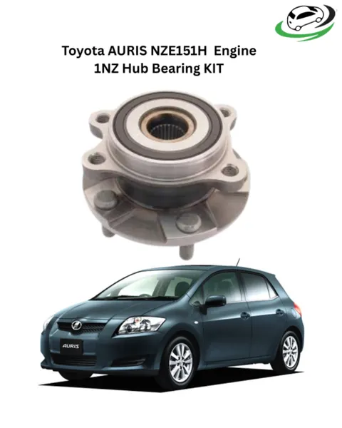 Illustration of toyota auris nze151h 1nz hub bearing kit 43550-02030 | front wheel hub bearing