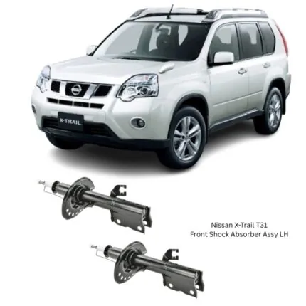 Illustration of nissan x-trail t31 front shock absorber assy lh 339199