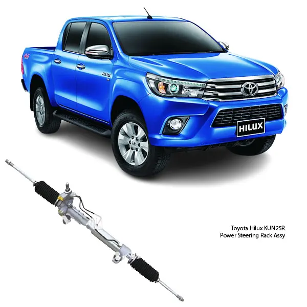 Illustration of toyota hilux kun25r 4wd rhd hydraulic power steering rack assy 44200-0k030