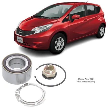 Illustration of nissan note e12 front wheel bearing dac37720037m