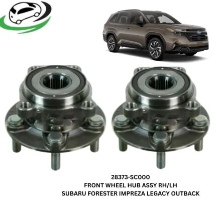 Illustration of subaru forester impreza legacy outback 28373-sc000 front wheel hub assembly pair rhlh