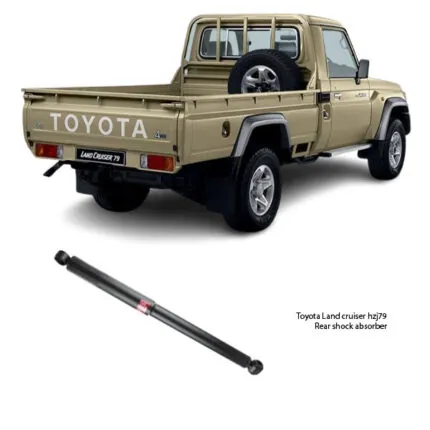 Illustration of toyota land cruiser hzj79 rear shock absorber assy 344461