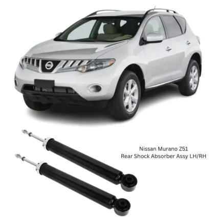 Illustration of nissan murano z51 2wd/4wd rear shock absorber assy lh/rh 349092