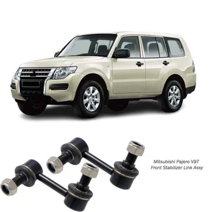 Illustration of mitsubishi pajero v97 front stabilizer link assy 4056a134