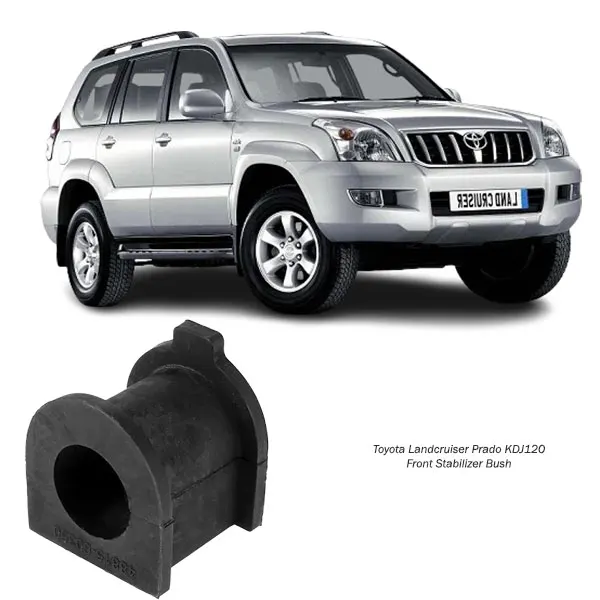 Illustration of toyota landcruiser prado kdj120 front stabilizer bush 48815-60350