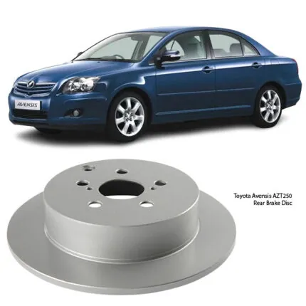 Illustration of toyota avensis azt250 rear brake disc 42431-05030