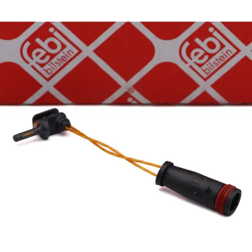Illustration of febi 19186 front brake pad wear sensor - mercedes-benz w203, w211 & w220