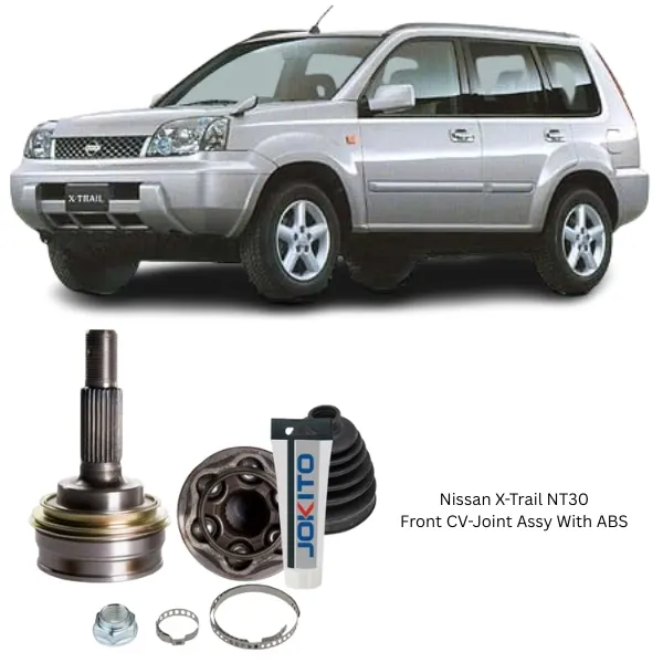 Illustration of nissan x-trail nt30 front cv-joint assy with abs ni-69a