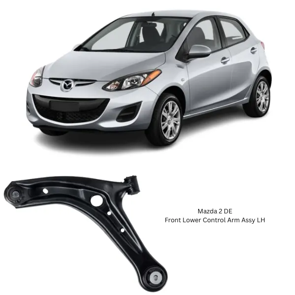 Illustration of mazda 2 de front lower control arm assy lh d651-34-350d