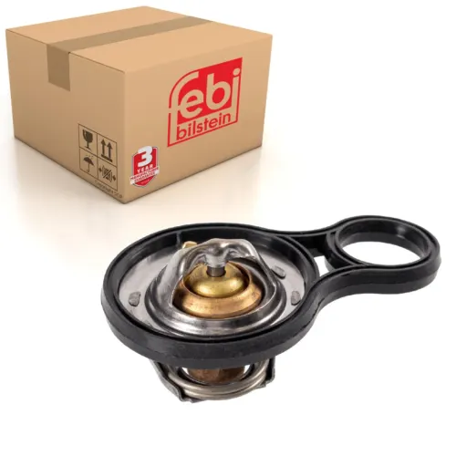 Illustration of febi 11537596787 coolant thermostat assembly - mini
