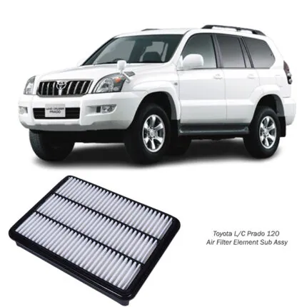 Illustration of toyota landcruiser prado 120 air filter element sub assy 17801-30040