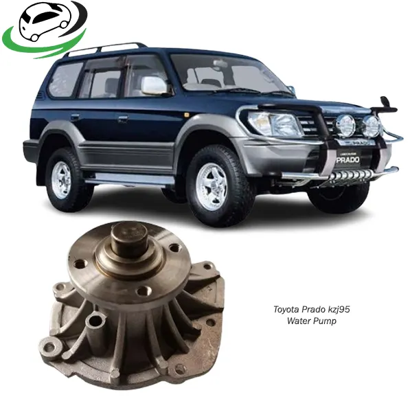 Illustration of toyota land cruiser prado kzj95 water pump assy without housing t-125
