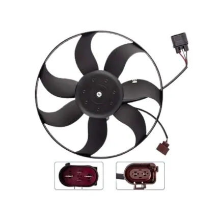 Illustration of vw caddy iv mpv radiator cooling fan motor 1k0959455dl