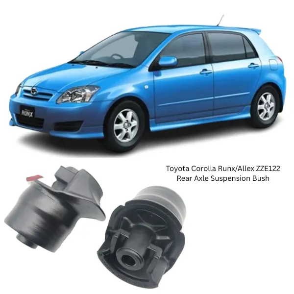 Illustration of toyota corolla runx/allex zze122 rear axle suspension bush 48725-12560