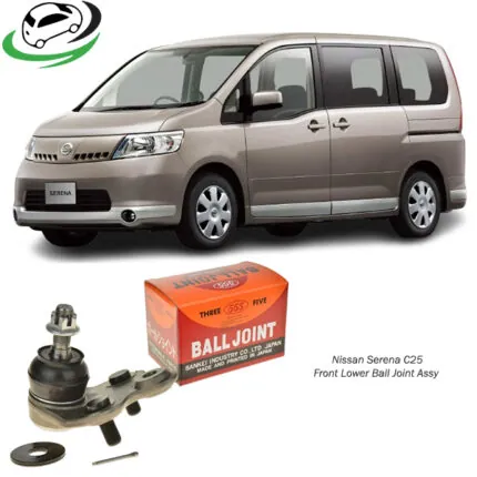 Illustration of nissan serena c25 front lower ball joint assy sb-t442