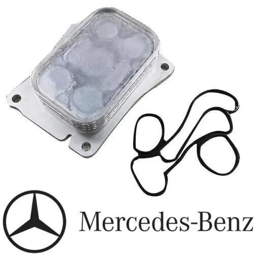 Illustration of mercedes benz c-class w204 engine oil cooler 2711880401