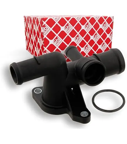 Illustration of febi 1j0121087c coolant flange - audi & volkswagen