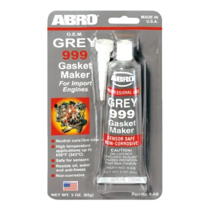Illustration of grey 999 silicone gasket maker abro – 85g