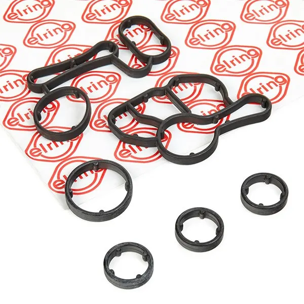 Illustration of elring 558.350 oil cooler seal kit - vw touareg