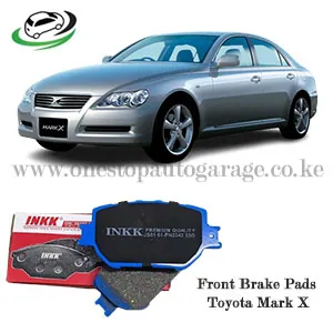 Illustration of front brake pads d2242 toyota mark-x grx120