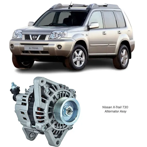 Illustration of nissan x-trail t30 alternator assy 23100-4m611