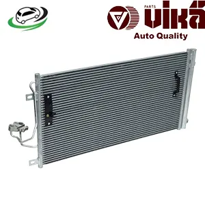 Illustration of vw touareg 3.0l 3.2l 3.6l tdi v6/ touareg 4.2l v8/ touareg 4.9l v10/ touareg 5.0l v10 air conditioning condenser 7l0820411g