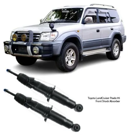 Illustration of toyota landcruiser prado 95 front shock absorber assy 341232