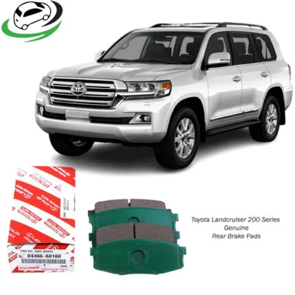 Illustration of toyota land cruiser 200 series rear brake pads 04466-60160