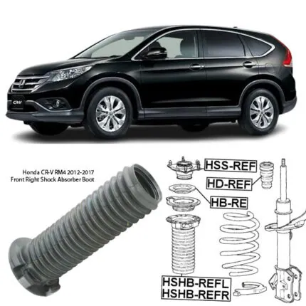 Illustration of honda cr-v rm4 2012-2017 front right shock absorber boot hshb-refr