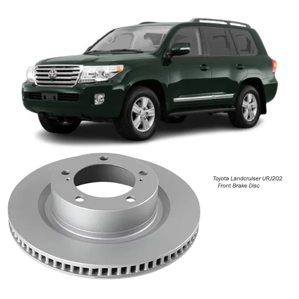 Illustration of toyota landcruiser urj202 front brake disc 43512-60210