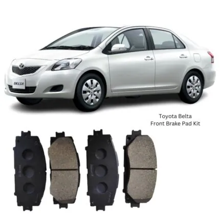 Illustration of toyota belta front brake pad kit d2252