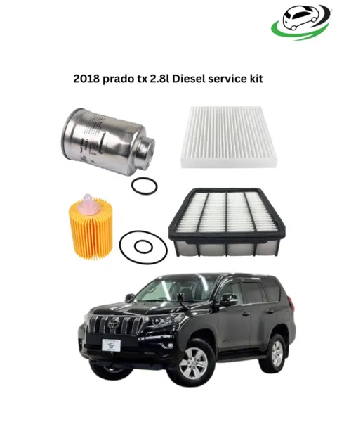 Illustration of toyota prado tx 2.8l diesel 2018 service kit (aftermarket)