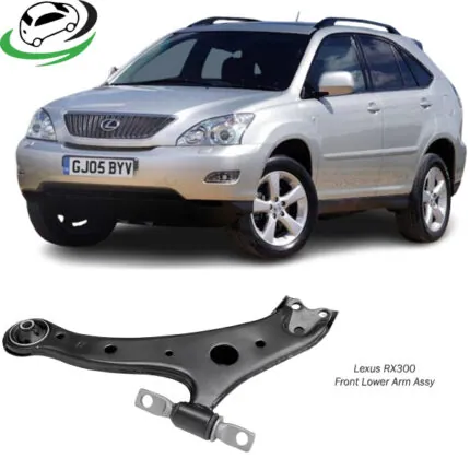 Illustration of lexus rx300 front lower arm assy rh 48068-48030
