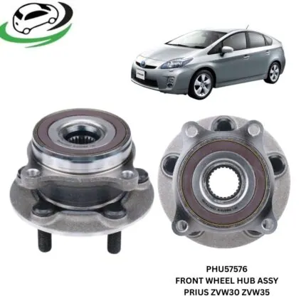 Illustration of pfi phu57576 front wheel hub assembly set – toyota prius zvw30 / zvw35