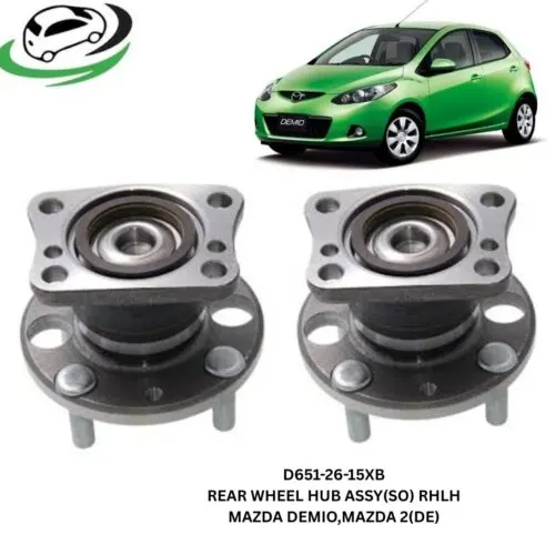 Illustration of d651-26-15xb rear wheel hub assembly - mazda demio and mazda 2 (de)