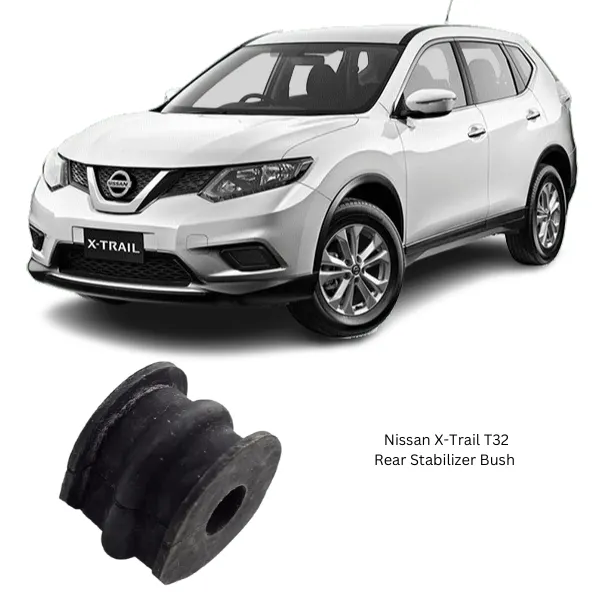 Illustration of nissan x-trail t32 rear stabilizer bush 54613-jg19c