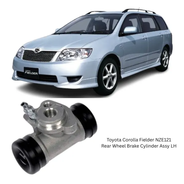 Illustration of toyota corolla fielder nze121 rear wheel brake cylinder assy lh 47570-52011