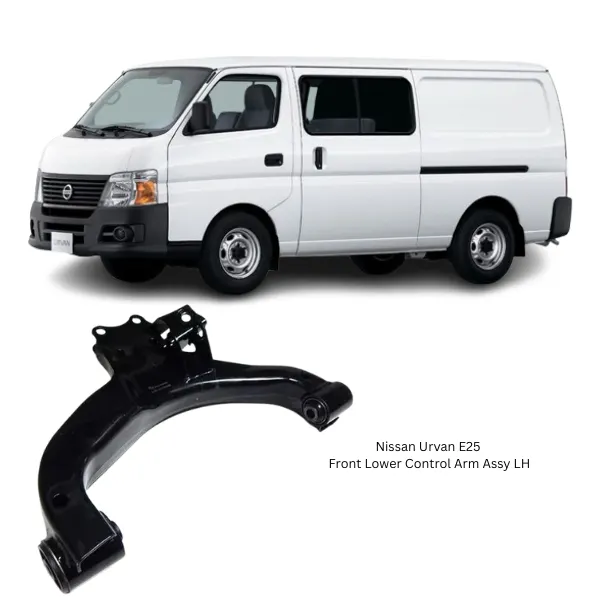 Illustration of nissan urvan e25 front lower control arm assy lh 54501-vw000