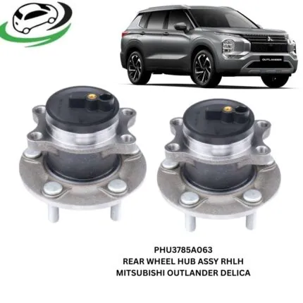 Illustration of phu3785a063 rear wheel hub assembly for mitsubishi outlander and delica – pair rhlh