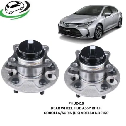 Illustration of phu2418 rear wheel hub assembly pair for toyota corolla and auris ade150/nde150