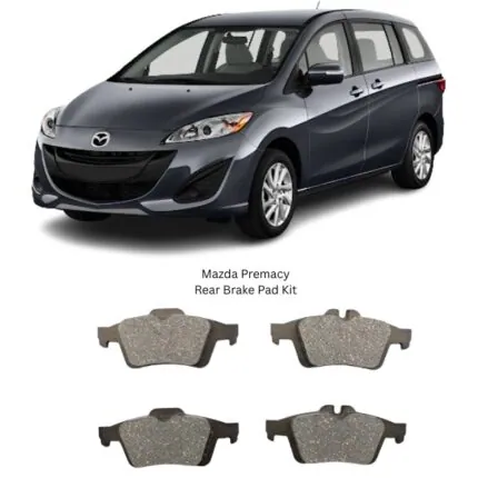 Illustration of mazda premacy rear brake pad kit d3132