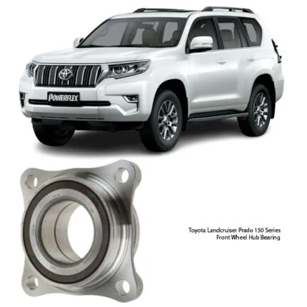 Illustration of toyota land cruiser prado j150 front wheel hub bearing 43570-60010