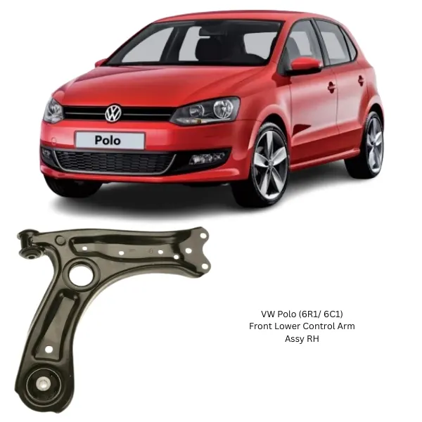 Illustration of vw polo (6r1/ 6c1) front lower control arm assy rh 6r0407152a
