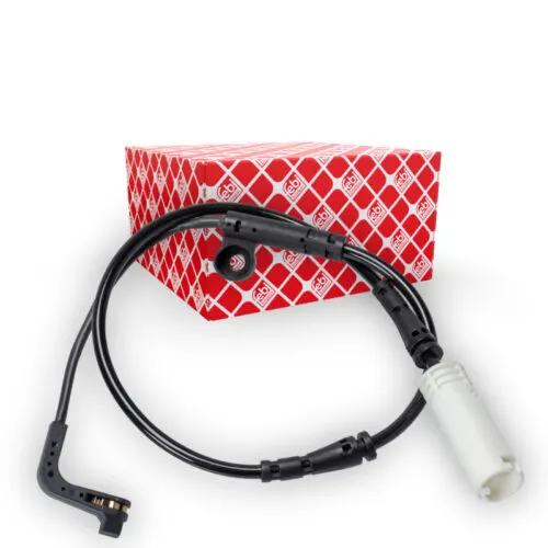 Illustration of febi 34356776421 front brake pad wear sensor - bmw e60, e61, e63 & e64