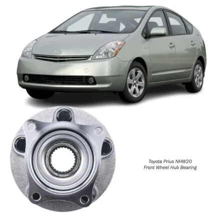 Illustration of toyota prius nhw20 front wheel hub bearing phu3265