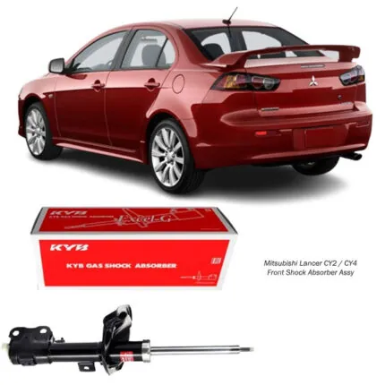 Illustration of mitsubishi lancer cy2 / cy4 front shock absorber assy 339104